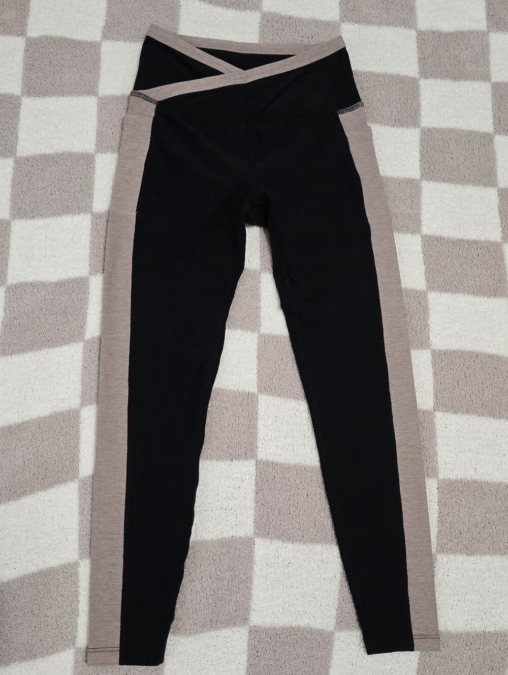 Beyond Yoga Spacedye On Block High-Rise Midi Leggings
